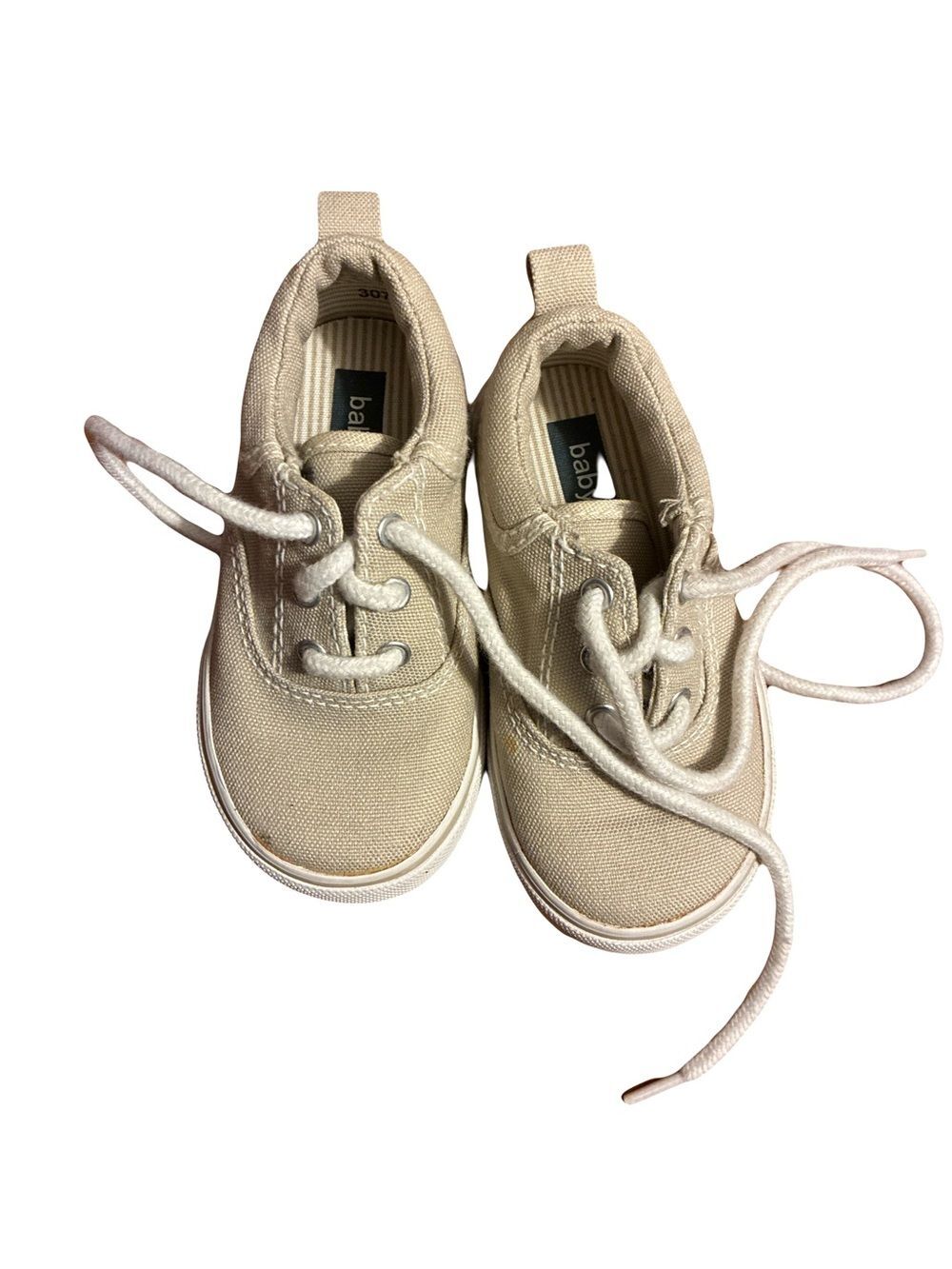Toddler Baby Gap Canvas Shoes with Laces Size 8 toddler